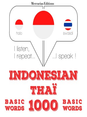 cover image of 1000 kata-kata penting di Thailand